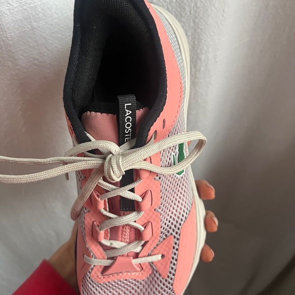 Lacoste Pink Tennis Or Pickleball Shoes nearly new - Picture 5 of 12